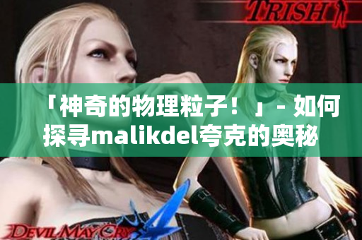 「神奇的物理粒子！」- 如何探寻malikdel夸克的奥秘