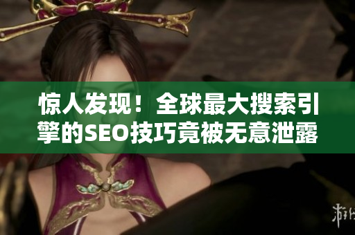 惊人发现！全球最大搜索引擎的SEO技巧竟被无意泄露！