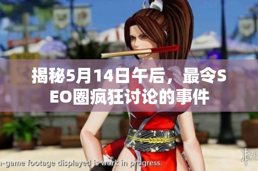 揭秘5月14日午后，最令SEO圈疯狂讨论的事件