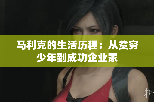 马利克的生活历程：从贫穷少年到成功企业家