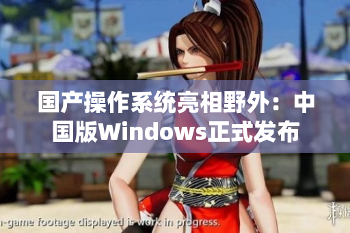 国产操作系统亮相野外：中国版Windows正式发布