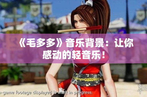 《毛多多》音乐背景：让你感动的轻音乐！