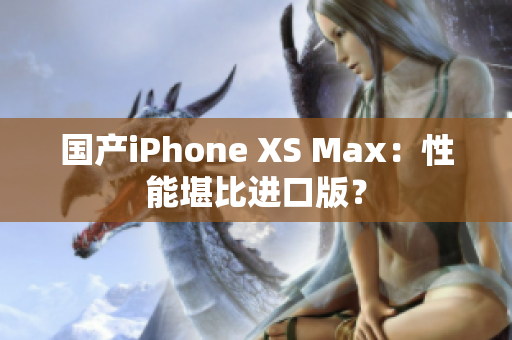 国产iPhone XS Max：性能堪比进口版？