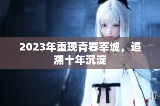 2023年重现青春莘城，追溯十年沉淀