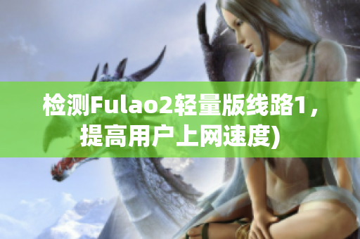 检测Fulao2轻量版线路1，提高用户上网速度)