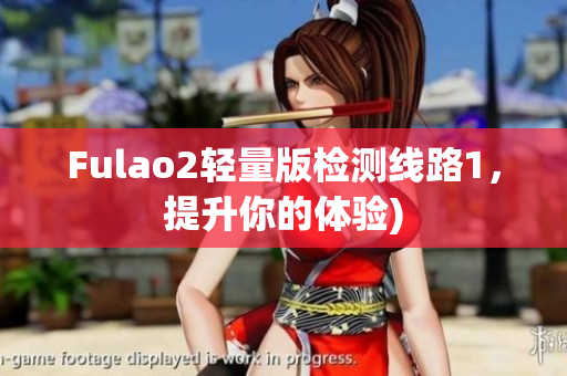 Fulao2轻量版检测线路1，提升你的体验)