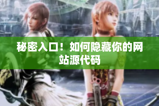 秘密入口！如何隐藏你的网站源代码