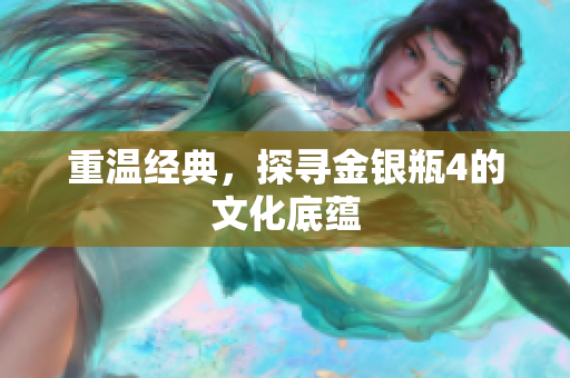 重温经典，探寻金银瓶4的文化底蕴