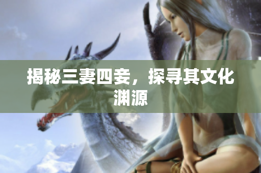 揭秘三妻四妾，探寻其文化渊源