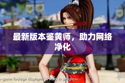 最新版本鉴黄师，助力网络净化