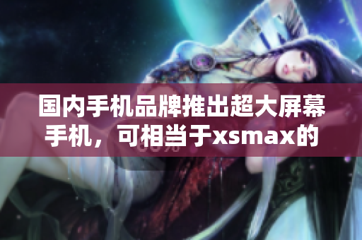 国内手机品牌推出超大屏幕手机，可相当于xsmax的体验！