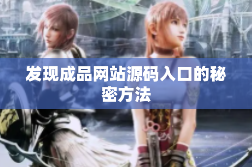 发现成品网站源码入口的秘密方法