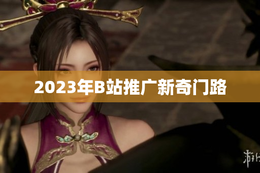 2023年B站推广新奇门路