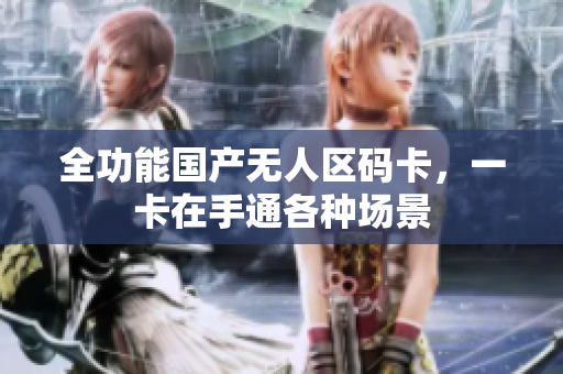 全功能国产无人区码卡，一卡在手通各种场景