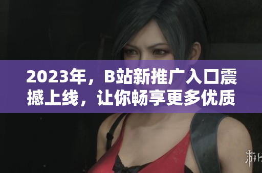 2023年，B站新推广入口震撼上线，让你畅享更多优质内容