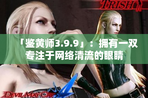 「鉴黄师3.9.9」：拥有一双专注于网络清流的眼睛