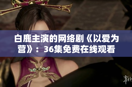 白鹿主演的网络剧《以爱为营》：36集免费在线观看