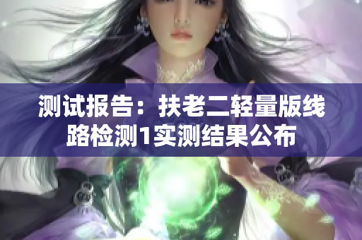 测试报告：扶老二轻量版线路检测1实测结果公布