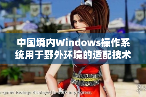 中国境内Windows操作系统用于野外环境的适配技术