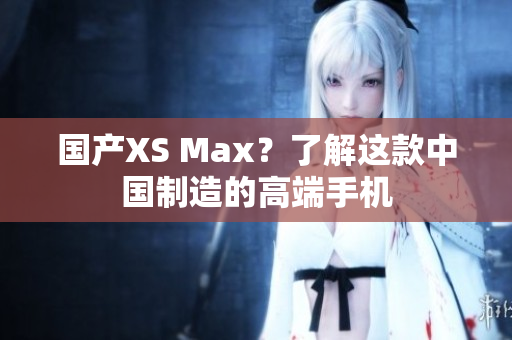 国产XS Max？了解这款中国制造的高端手机