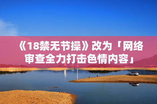 《18禁无节操》改为「网络审查全力打击色情内容」