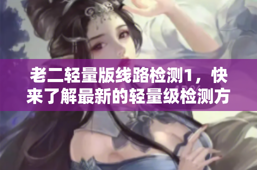 老二轻量版线路检测1，快来了解最新的轻量级检测方案！