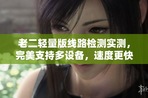 老二轻量版线路检测实测，完美支持多设备，速度更快！