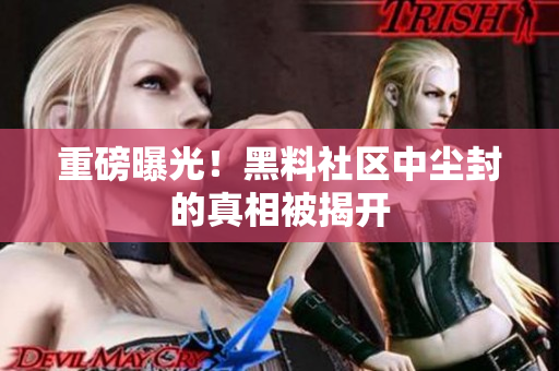 重磅曝光！黑料社区中尘封的真相被揭开