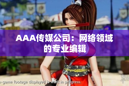 AAA传媒公司：网络领域的专业编辑