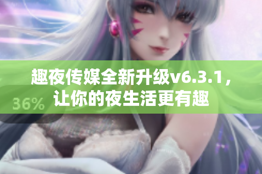趣夜传媒全新升级v6.3.1，让你的夜生活更有趣