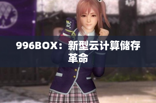 996BOX：新型云计算储存革命