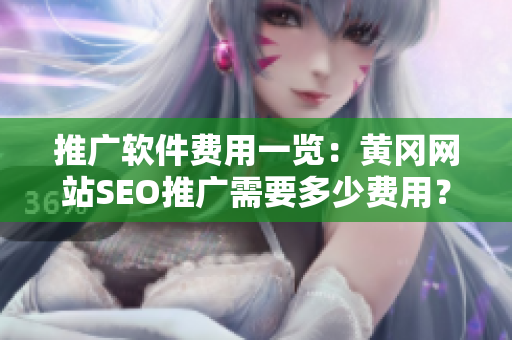 推广软件费用一览：黄冈网站SEO推广需要多少费用？