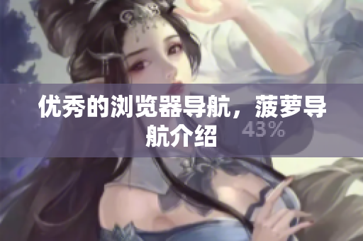优秀的浏览器导航，菠萝导航介绍