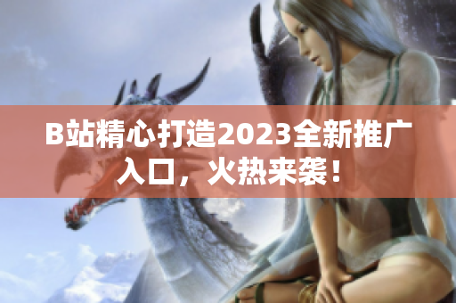 B站精心打造2023全新推广入口，火热来袭！