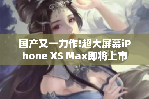 国产又一力作!超大屏幕iPhone XS Max即将上市
