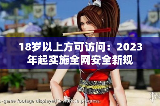 18岁以上方可访问：2023年起实施全网安全新规