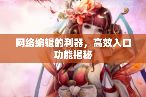 网络编辑的利器，高效入口功能揭秘