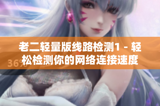 老二轻量版线路检测1 - 轻松检测你的网络连接速度
