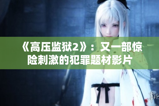 《高压监狱2》：又一部惊险刺激的犯罪题材影片