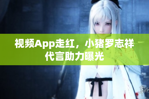 视频App走红，小猪罗志祥代言助力曝光
