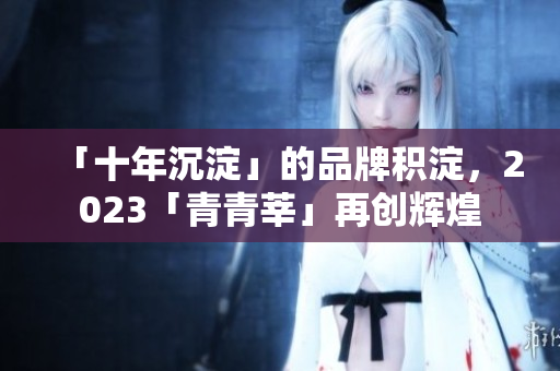 「十年沉淀」的品牌积淀，2023「青青莘」再创辉煌