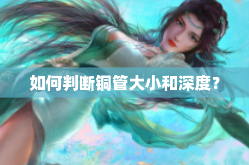 如何判断铜管大小和深度？