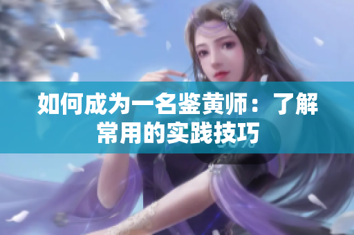 如何成为一名鉴黄师：了解常用的实践技巧