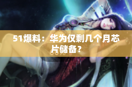 51爆料：华为仅剩几个月芯片储备？