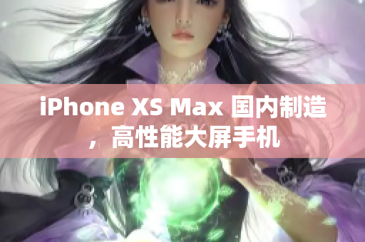 iPhone XS Max 国内制造，高性能大屏手机
