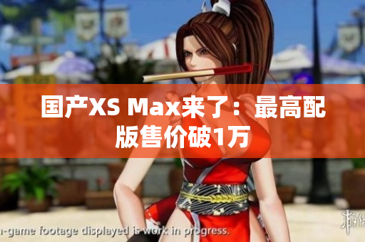 国产XS Max来了：最高配版售价破1万