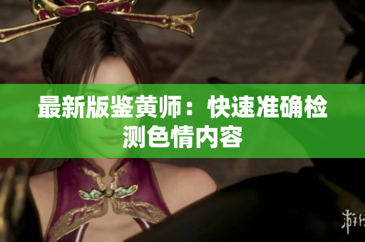 最新版鉴黄师：快速准确检测色情内容