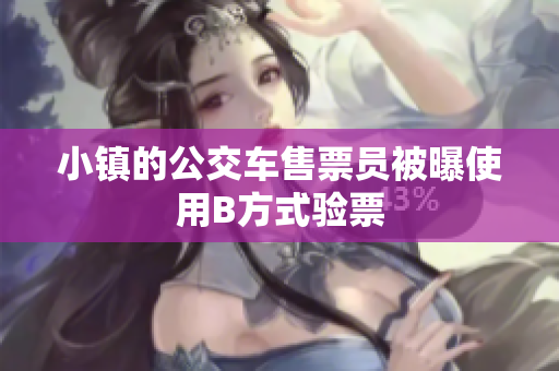 小镇的公交车售票员被曝使用B方式验票