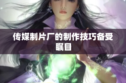 传媒制片厂的制作技巧备受瞩目
