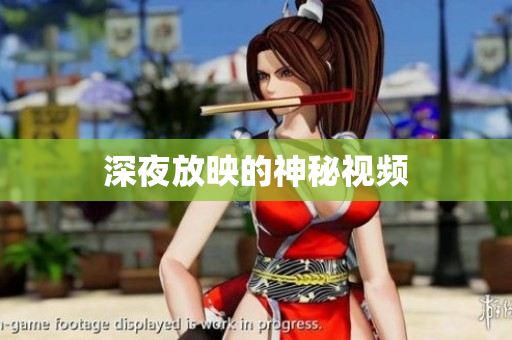 深夜放映的神秘视频